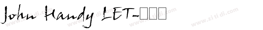 John Handy LET字体转换